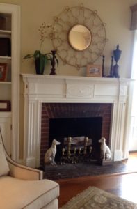 after picture of fireplace