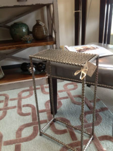 polished accent table