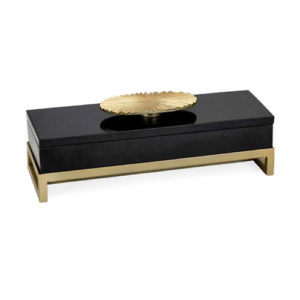 Black and Gold Marble Box